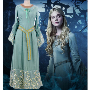 2014 Movie Maleficent Cosplay Princess Aurora Cosplay Costume Princess ...