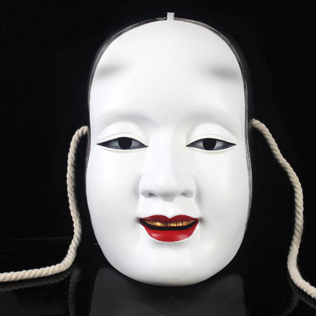 Sun Kojiro Mask/Japan Play Halloween Mask Sun Mask White Resin Mask