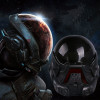 GRP Mask Game Mass Effect Cosplay Mask Glass Fiber Reinforced Plastics Mask