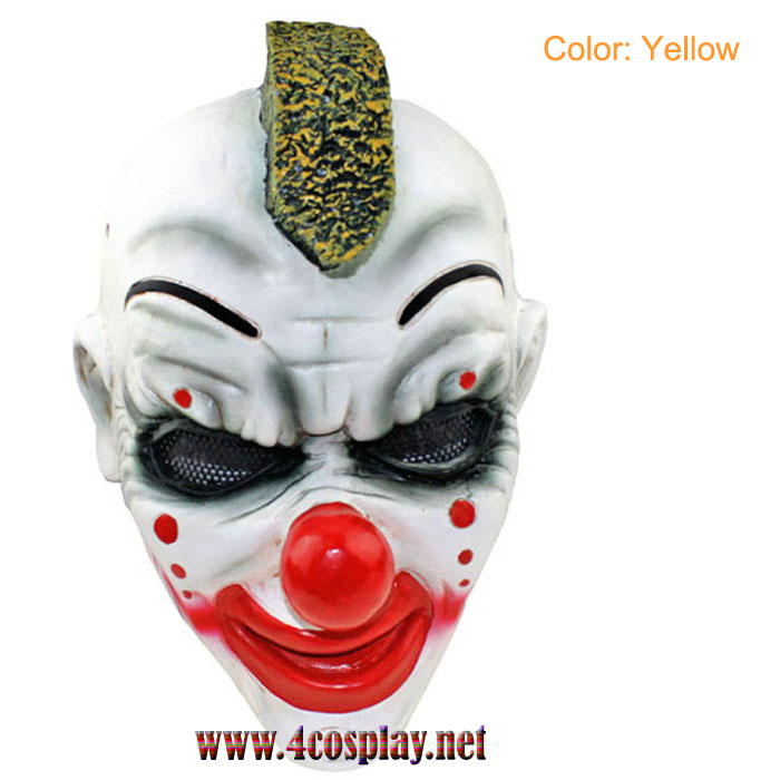 GRP Mask | Heavy Metal Band Slipknot Clown Mask | Percussion Crahan Cosplay | Glass Fiber Reinforced Plastics Mask